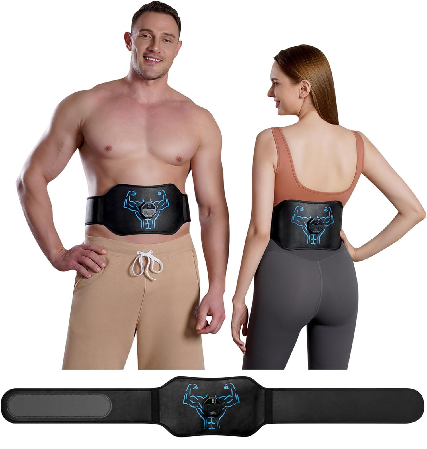 Centura Electrostimulare Abdomen Horigen Abs Fit Centura Electrostimulare Abdomen Horigen Abs Fit